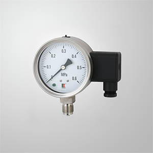 Pressure gauge with output signal